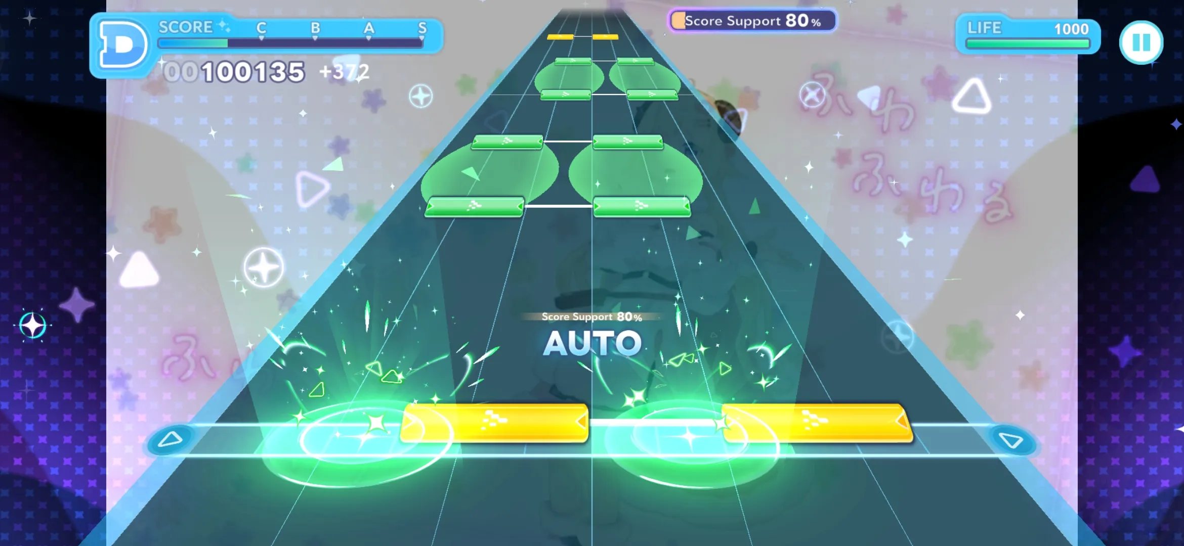 Hololive Dreams gameplay UI